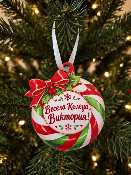 Персонализирани коледни играчки
