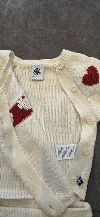 Вълнен  бебешки костюм  Petit Bateau