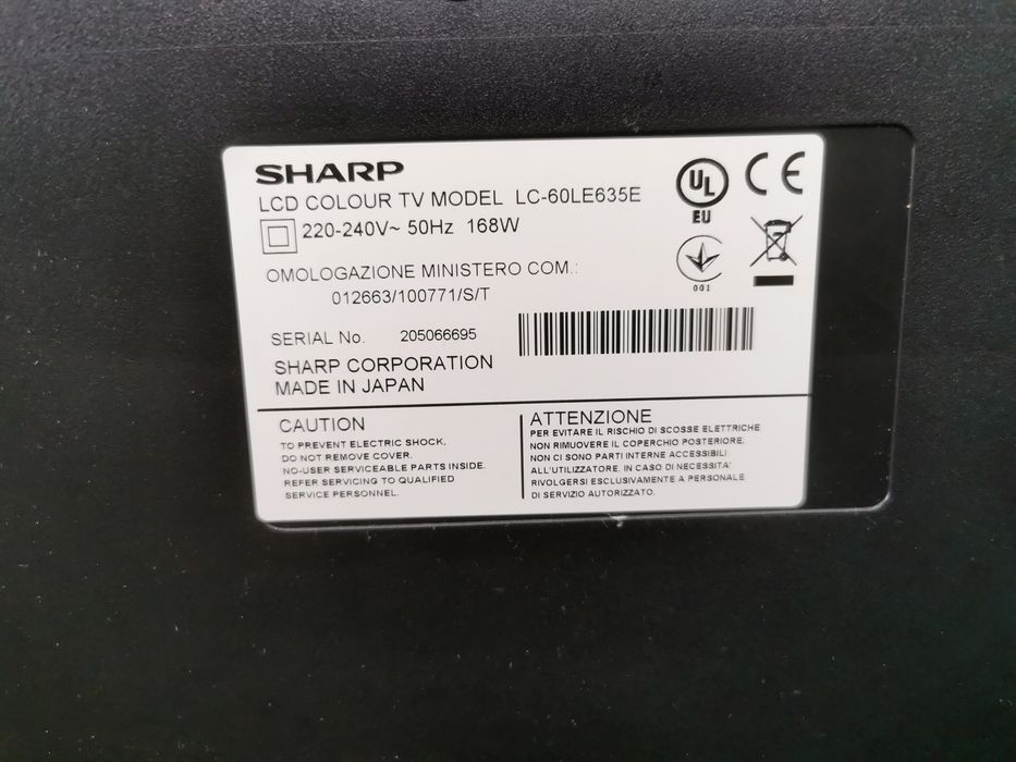 Televizor Sharp Aquos LCD Full Hd  151 cm