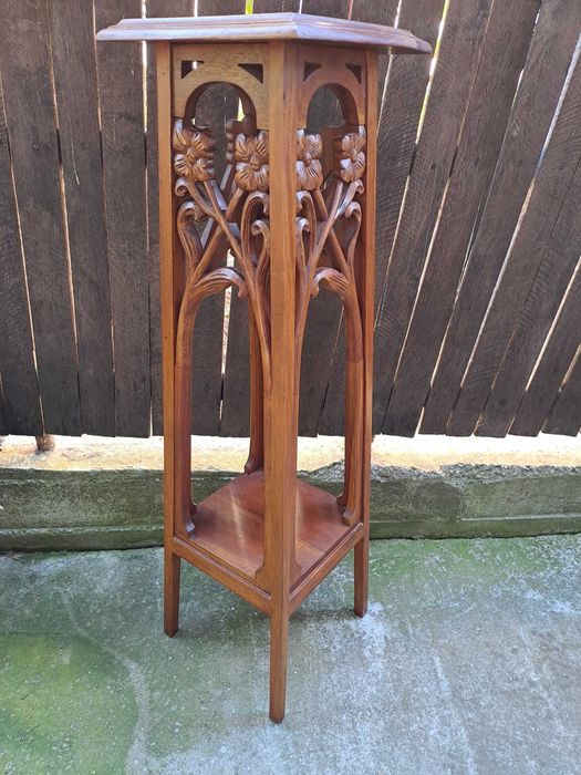 piedestal lemn inaltime 112 cm