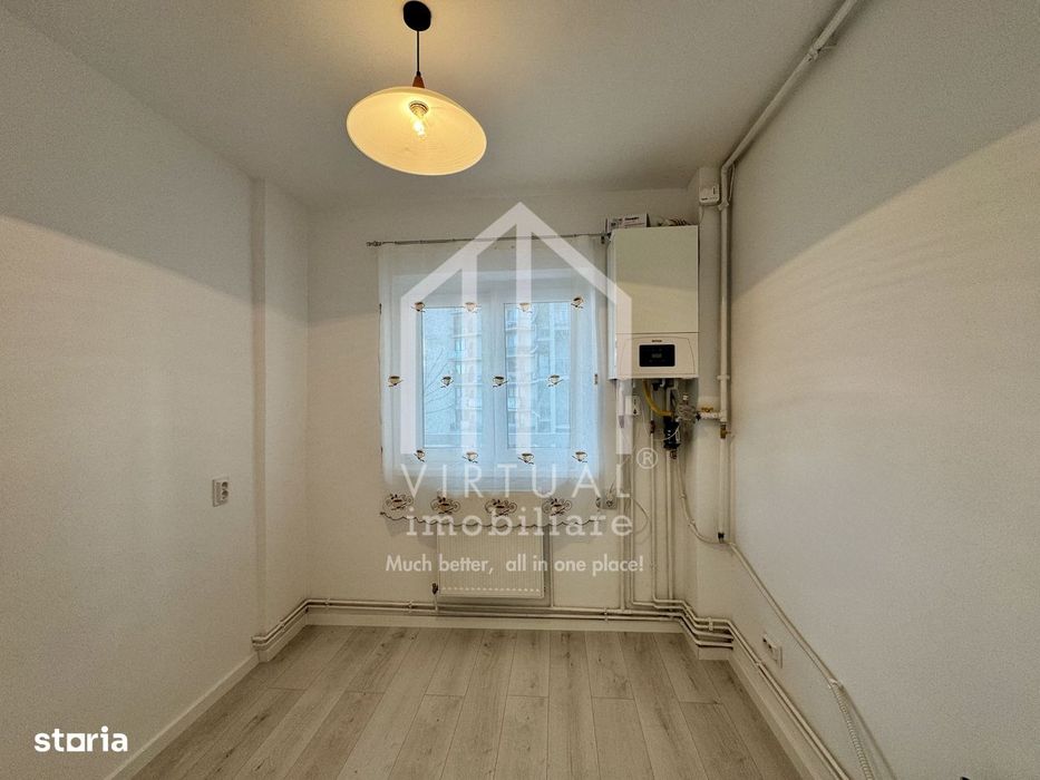 Apartament cu 2 camere, 43mp utili+balcon 7mp, etaj 3/4, Rahovei