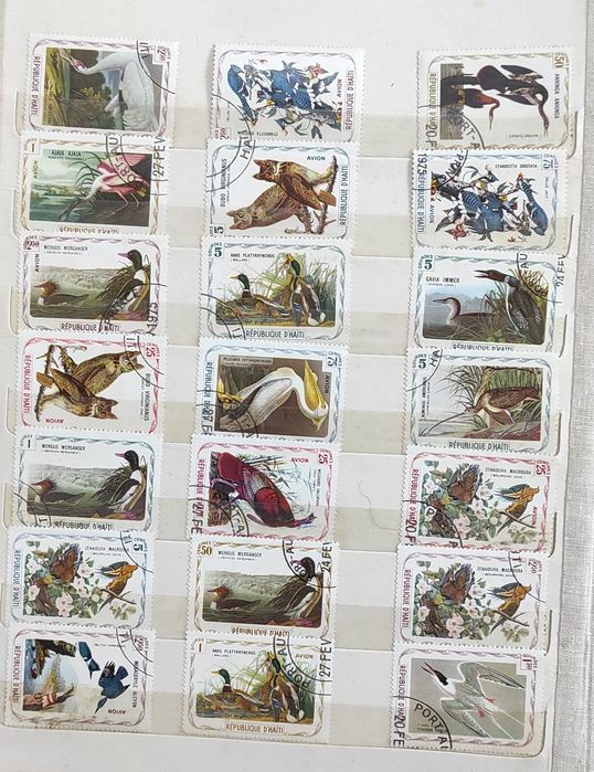 Pasari - timbre de vanzare