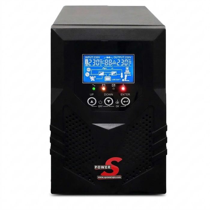 Spower 1 kVA Online UPS Baracuda 1101