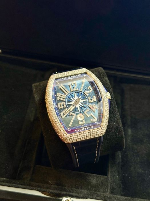 Franck Muller Vanguard Yachting 41x50mm Otel Diamante After Acte Nou