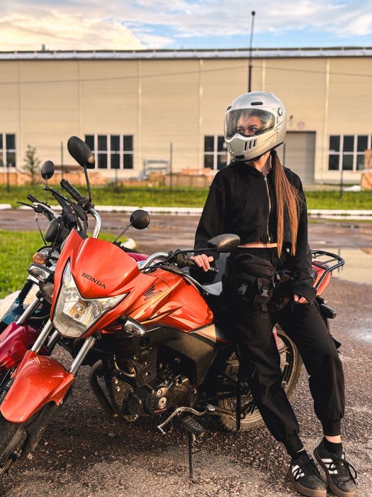 Мотоцикл Honda на учёте
