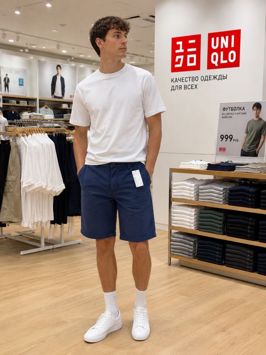 Шорты мужские Uniqlo юникло могу отправить яндексом или почтой