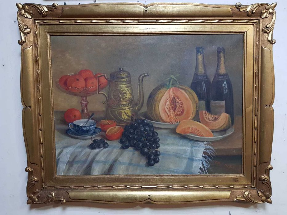 Tablou vechi,pictura in ulei!