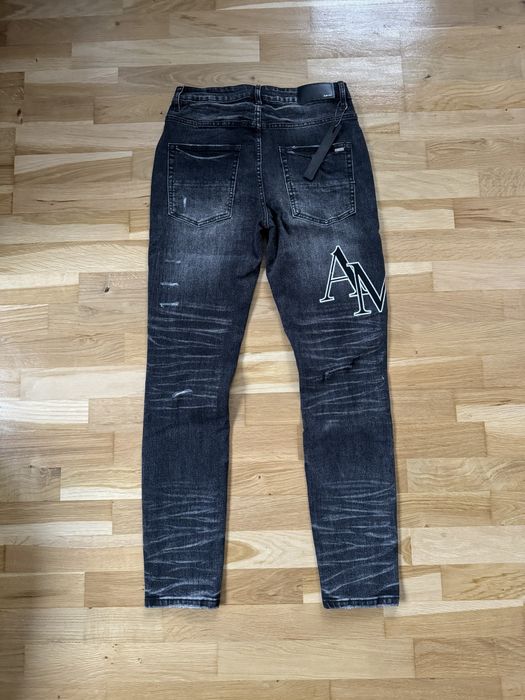 Blugi Amiri Slim Fit Negru