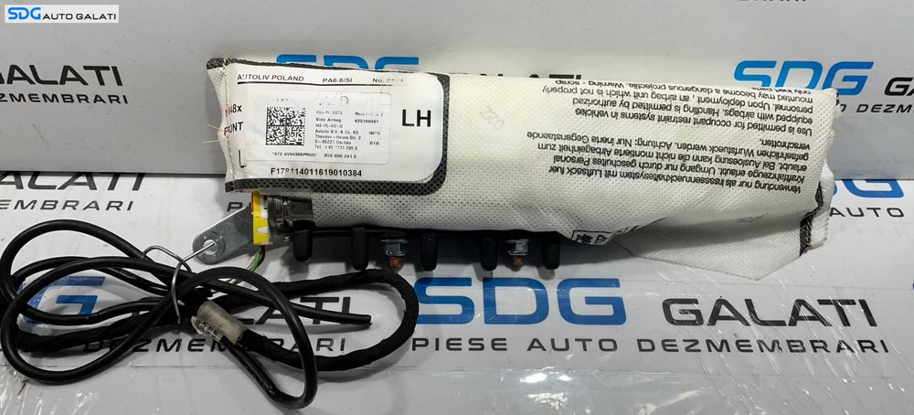 Airbag Scaun Stanga Sofer Volkswagen Passat B8 2014 - 2019 Cod 3G08800241E [L4702]