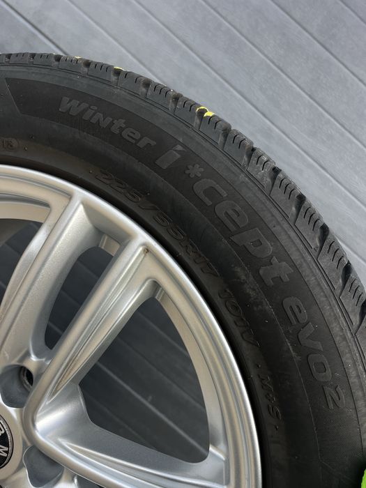 Roti/Jante 5x120 Bmw Anvelope Hankook M+S 225/55 R17