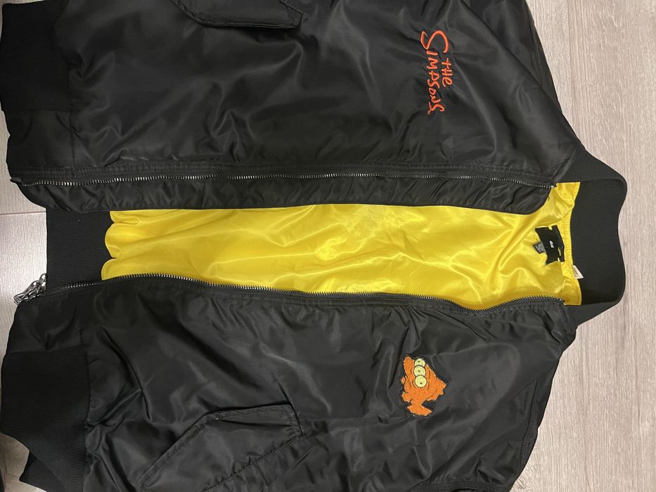 jachetă de aviator oversized h&m “the simpsons”