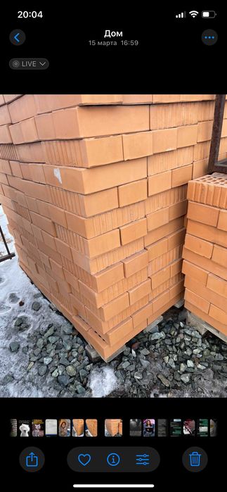 продам кирпичи 8 поддонов