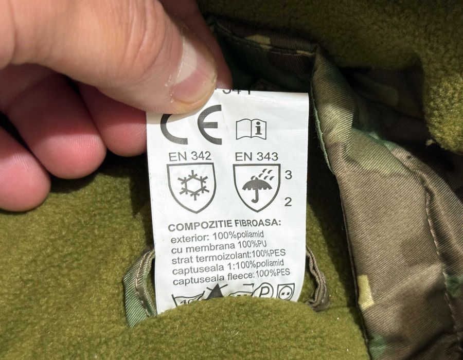 Scurtă Combat MApN Originală M2017 Ripstop Impermeabilă Mărimea 54 I