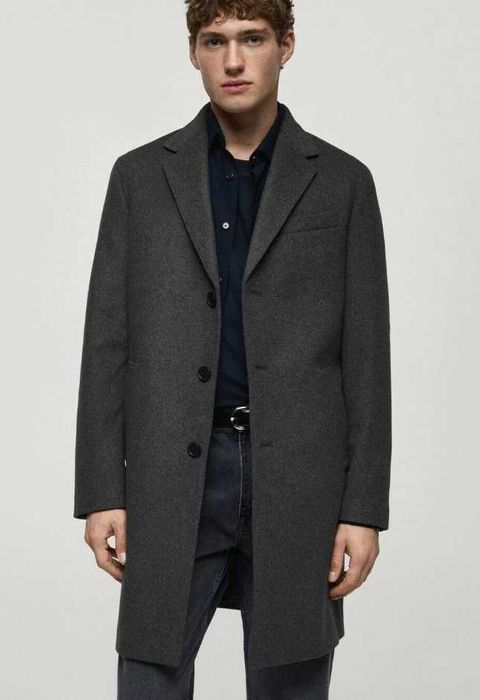 Palton regular 102 XL premium Cinque lana moale respirabil