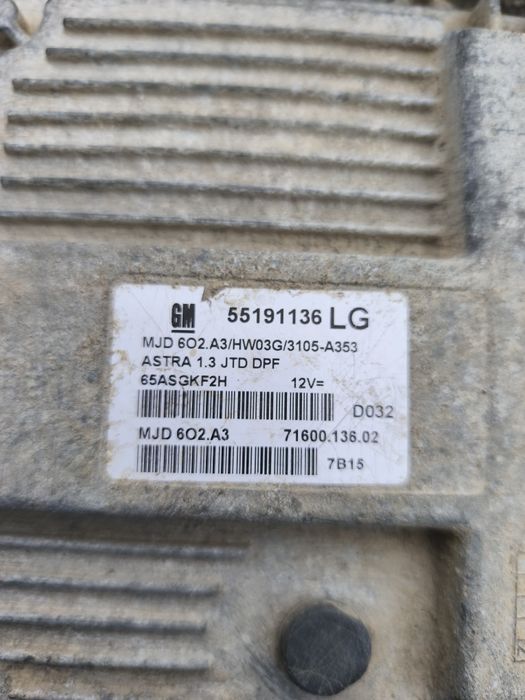 Kit pornire 1.3 cdti 66 kw 90 cp Opel Astra H facelift 2008 MJD 602.A3