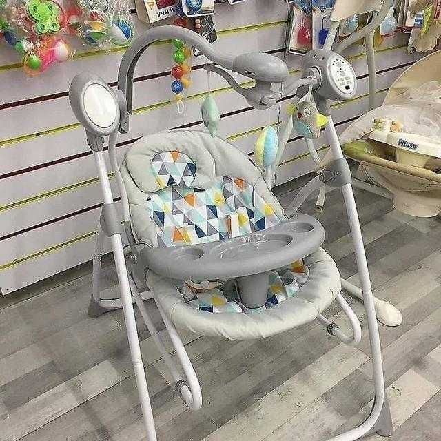 Фирменная детская мебель электрокачели-шезлонг