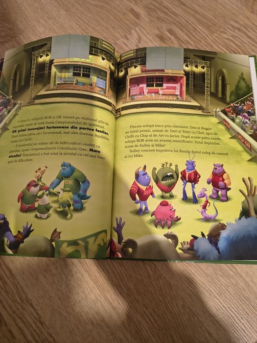 Carte...carte Universitatea Monștrilor editura egmont colecția filmelor Disney