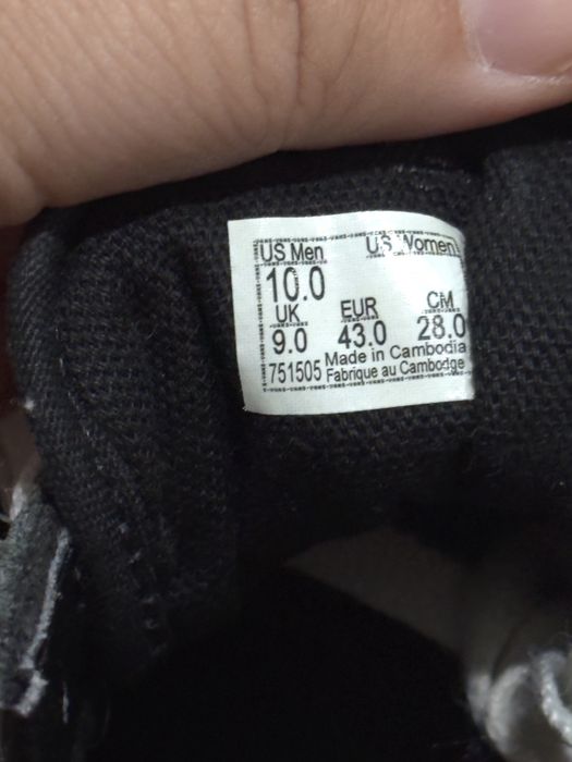 Черные кеды Vans