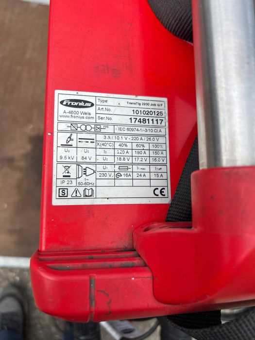 Fronius TransTig 2200 Job G/F + răcitor Fronius FK 2200 – set complet
