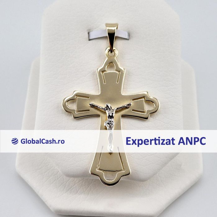 Cruce din aur de 14k, 7.37g | GlobalCash.ro #LU30079
