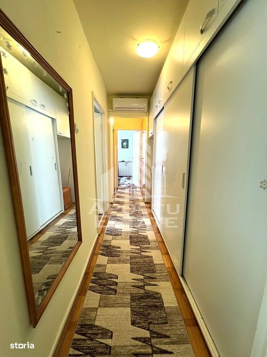 Apartament cu 3 camere de inchiriat, centrala proprie, Girocului