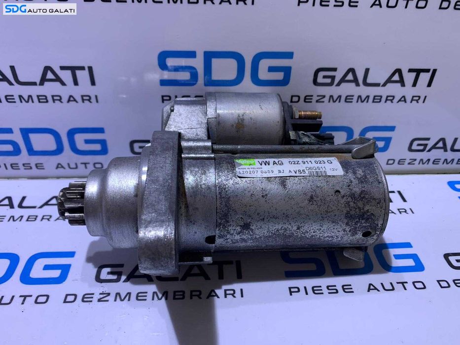 Electromotor cu 10 Dinti Skoda Octavia 2 2.0 FSI BVZ BLY BLR BVY BLX BVX 2004 - 2013 Cod 02Z911023G D6GS11 [B3625]