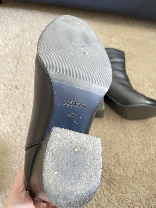 Botine/ ghete jil sander, 35.5, imblanite full