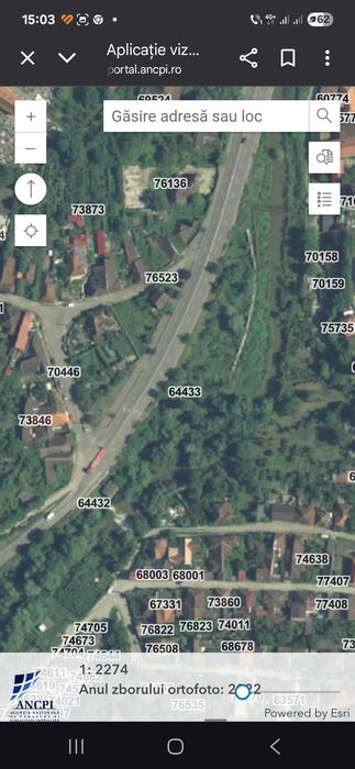 Teren intravilan zona Castel