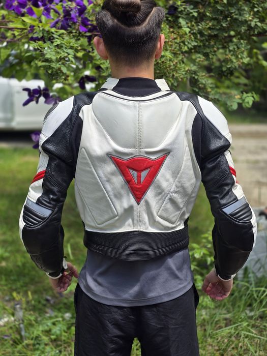 Geaca moto piele  DAINESE LAGUNA SECA M dama S barbat
