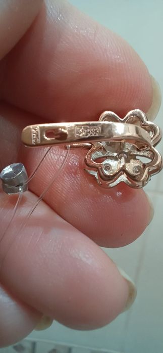 Серьги 583 пробы