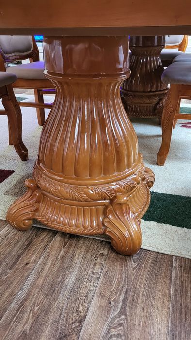 Стол раскладной со стульями 2.9 метра