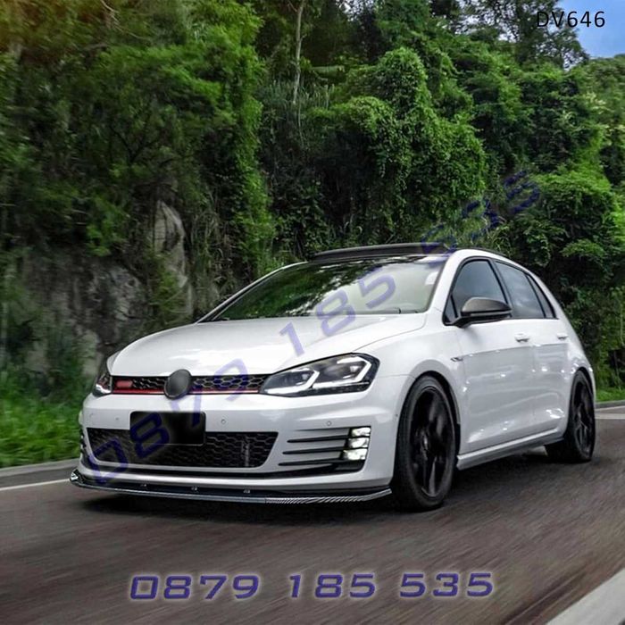 Лип спойлер за предна броня GOLF 7 GTI R Line нож тунинг фолг 7 р лайн
