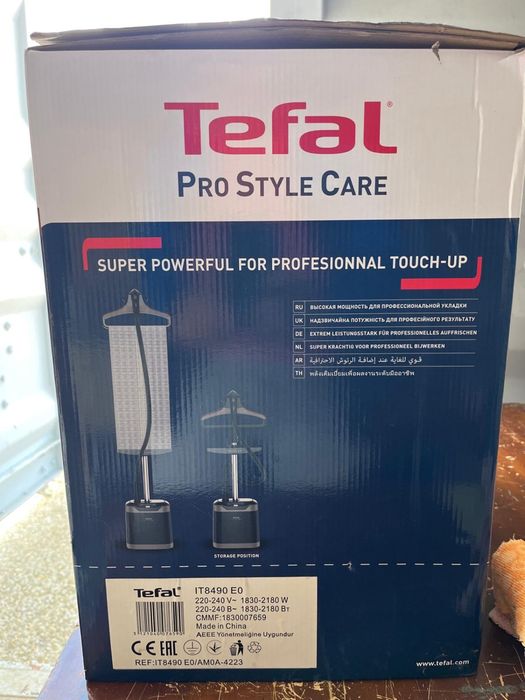 Aparat de calcat vertical cu abur Tefal Pro Style Care IT8490E0 - NOU în cutie