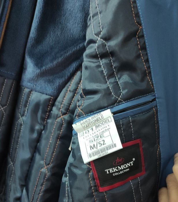 Geacă albastră bărbați