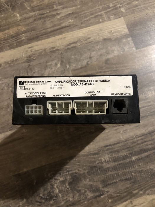FEDERAL SIGNAL  Amplificator sirena AS 422 /