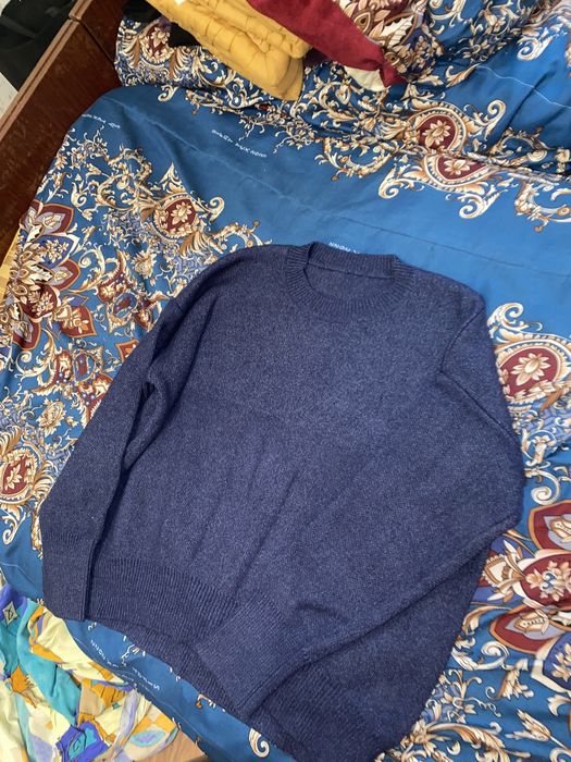 Темно синяя кофта женская