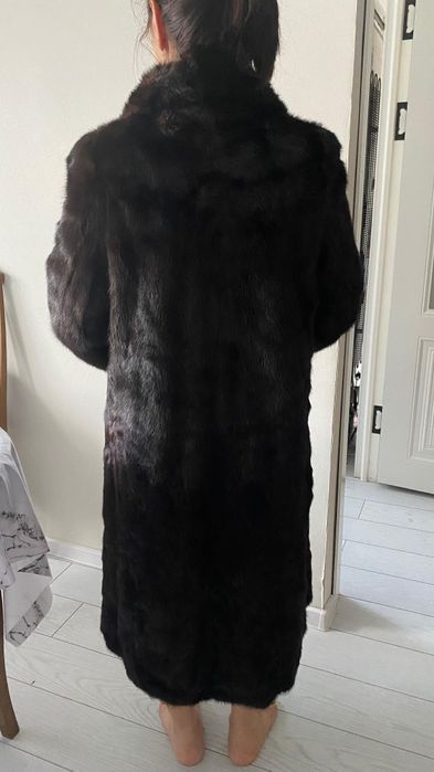 Норковая шуба длинная