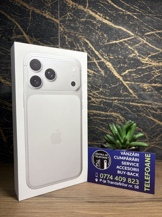 Iphone 17 Pro Max Sigilat/256GB/Garantie 2Ani Centrul deTelefoane/Rate