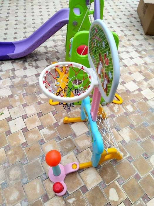 Детская горка качели игровая площадка 3в1 | Новое в коробке!