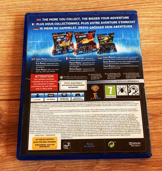 PS4 Lego Dimensions  PlayStation 4 Само ДИСК