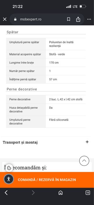 Canapea 3 locuri