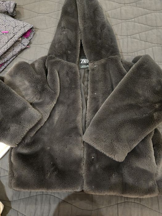 Продам искусственную шубку на девочку 10-12 лет