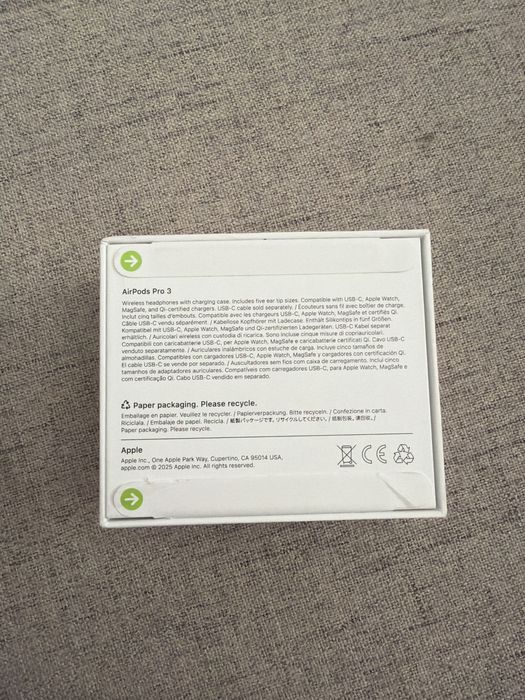 Casti Apple Airpods Pro 3 noi , SIGILATE, originale, cu garantie.