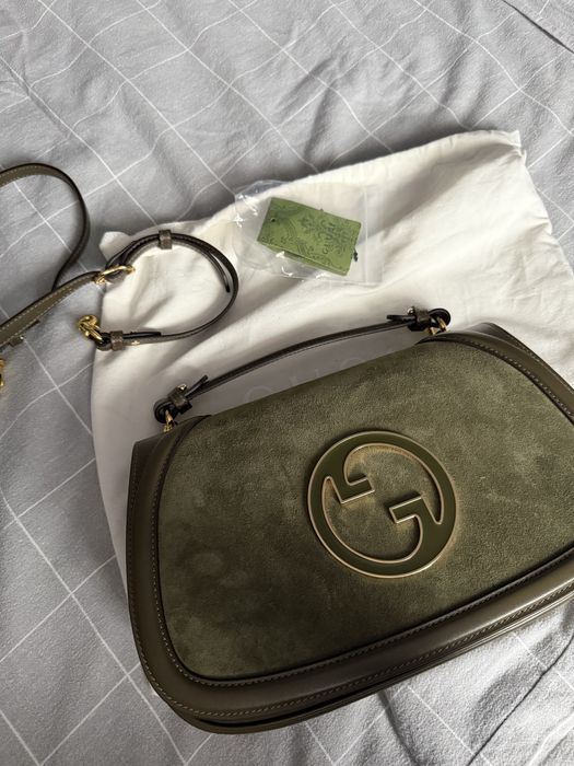 Geantă Gucci piele naturala (combinatie texturi)