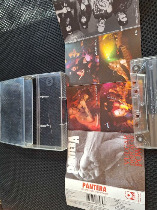 Аудио касета Pantera "Vulgar Display Of Power“ studio album audio cassette, Оригинално издание
