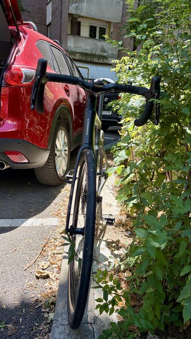 Orbea Orca M30i carbon raw 105 di2  Powermetru garmin vector 3