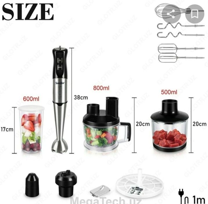 Blender blendr 10in1 погружной блендер блендр многофункциональный 10в1