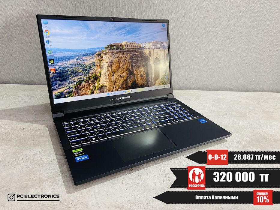 Рассрочка!!! Thunderobot 911S - Core i5-12450H/16Gb/SSD 512Gb/RTX 3050