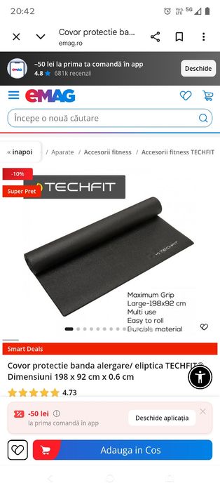 Banda de alergat fittronic T5000
