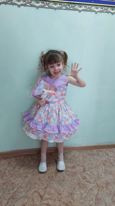 Платье х/б на 4-5 лет